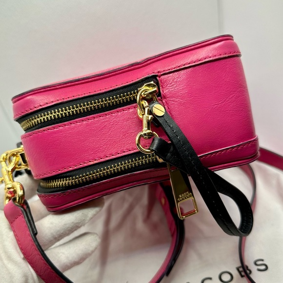 EUC Marc Jacobs Diva Pink Distressed Leather The Box 23 Crossbody Bag - Picture 11 of 17